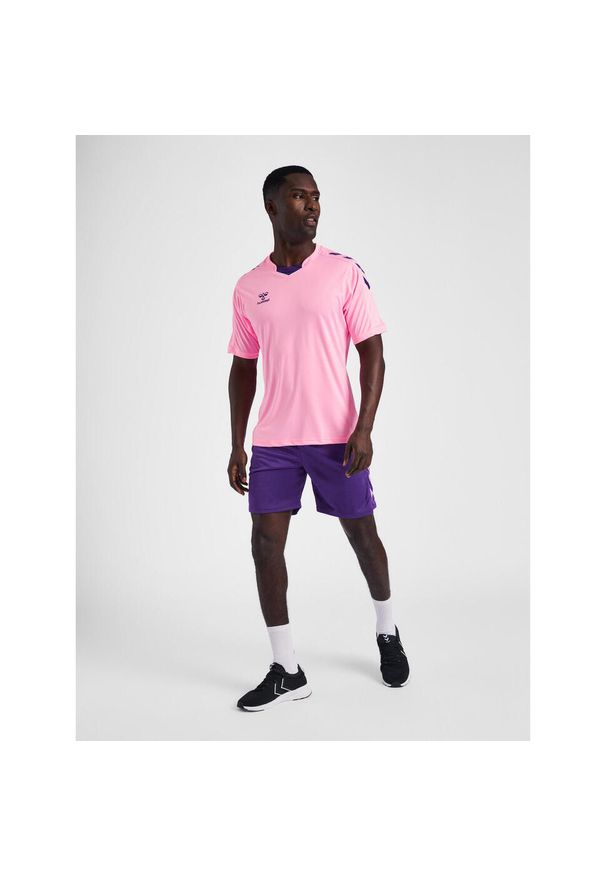 Jersey Hummel hmlhmlCORE. Kolor: różowy. Materiał: jersey. Sport: piłka nożna