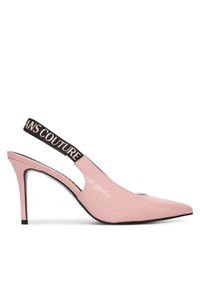 Versace Jeans Couture Sandały 78VA3S52 Różowy. Kolor: różowy. Materiał: skóra