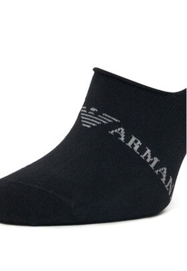 Emporio Armani Underwear Zestaw 3 par stopek męskich 306227 4F254 50620 Czarny. Kolor: czarny. Materiał: materiał, bawełna