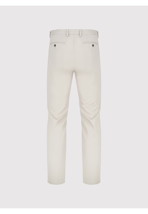 Pako Lorente - PAKO LORENTE - Beżowe spodnie z zaszewkami. Okazja: na co dzień. Kolor: beżowy. Materiał: elastan, bawełna. Wzór: gładki. Styl: casual