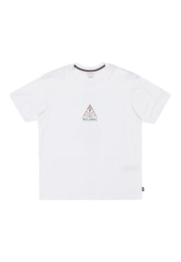 Billabong T-Shirt Floating EBYZT00387 Biały Regular Fit. Kolor: biały. Materiał: bawełna