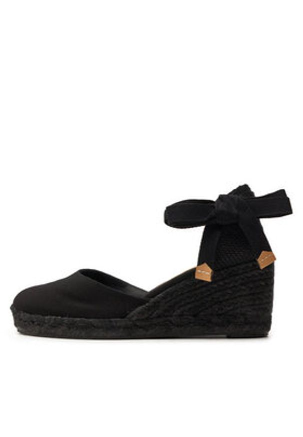 Castañer Espadryle Carina C/6/001 020969 Czarny. Kolor: czarny. Materiał: materiał