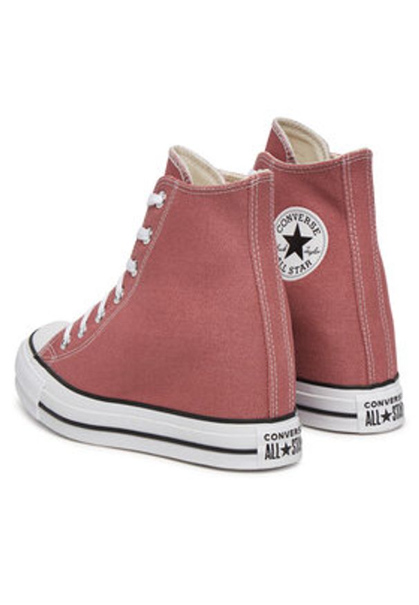 Converse Trampki Chuck Taylor All Star Wedge A13832C Różowy. Kolor: różowy. Materiał: materiał