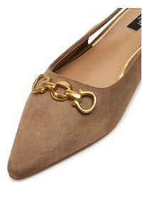 Nine West Baleriny WFA2991-1 Beżowy. Kolor: beżowy. Materiał: materiał #5