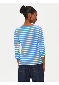 TOMMY HILFIGER - Tommy Hilfiger Bluzka New Cody WW0WW40589 Niebieski Slim Fit. Kolor: niebieski. Materiał: bawełna #2