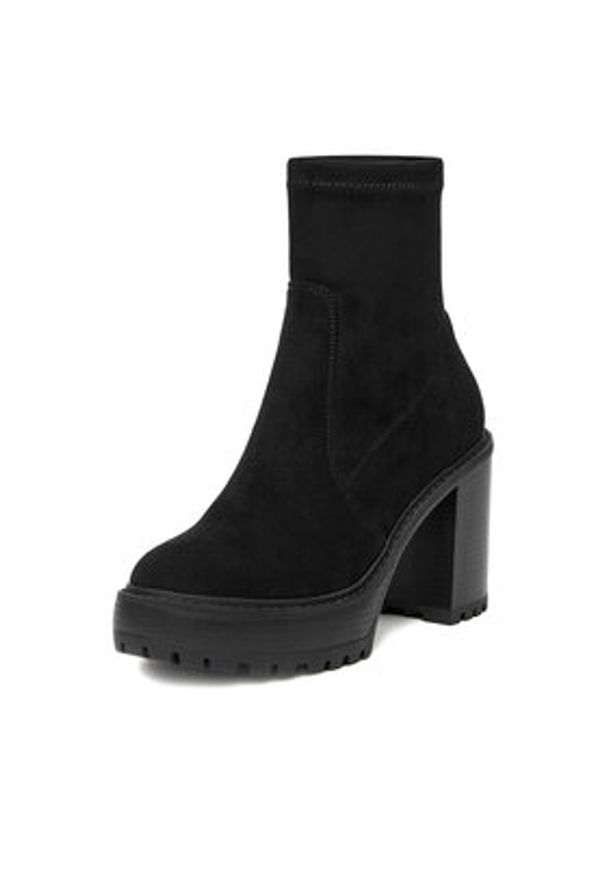 Nine West Botki CEO-MAJ-01 Czarny. Kolor: czarny. Materiał: materiał