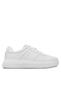 Calvin Klein Sneakersy Low Top Lace Up Hf HM0HM01551 Biały. Kolor: biały. Materiał: skóra #1