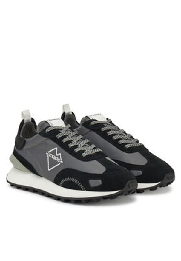 Iceberg Sneakersy IU175702 Szary. Kolor: szary. Materiał: skóra