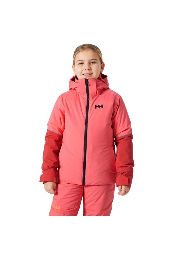 Dziewczęca kurtka narciarska Helly Hansen Jewel. Kolor: czerwony, różowy, wielokolorowy. Sezon: zima. Sport: narciarstwo