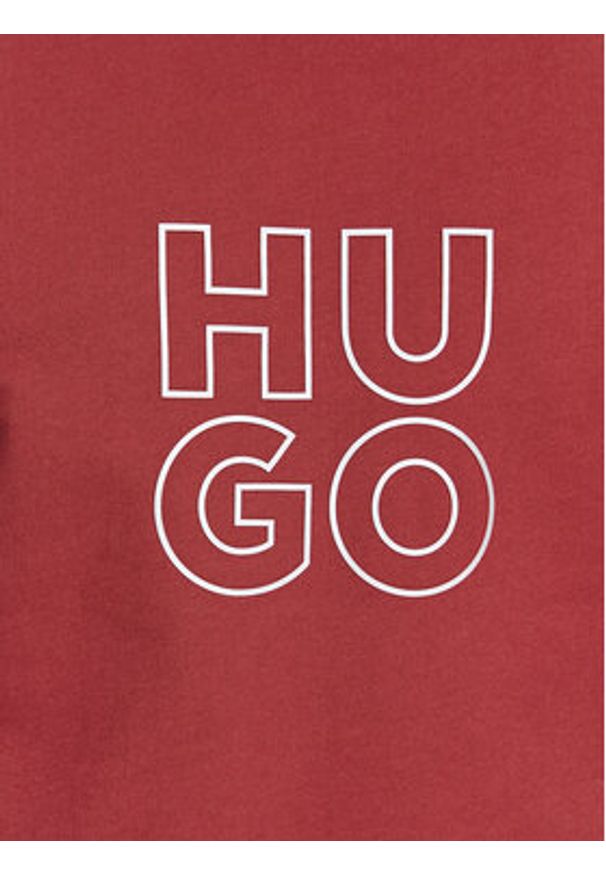 Hugo Bluza 50501590 Czerwony Regular Fit. Kolor: czerwony. Materiał: bawełna