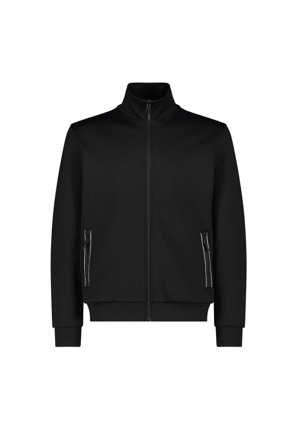 Bluza męska turystyczna CMP 34D1987. Kolor: czarny. Styl: sportowy. Sport: turystyka piesza