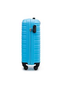 Wittchen - Mała walizka z zawieszką niebieska. Kolor: niebieski. Materiał: guma