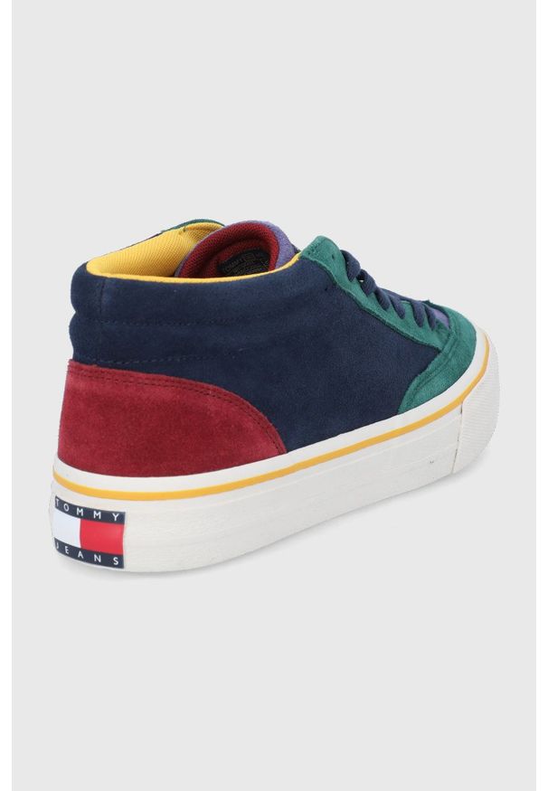Tommy Jeans Buty zamszowe. Zapięcie: sznurówki. Materiał: zamsz