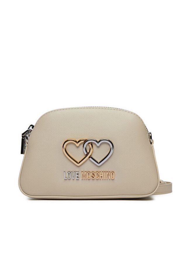 Love Moschino - LOVE MOSCHINO Torebka JC4077PP1LL1011A Beżowy. Kolor: beżowy. Materiał: skórzane