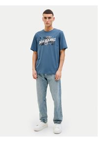 Jack & Jones T-Shirt Hawaii 12269324 Niebieski Standard Fit. Kolor: niebieski. Materiał: bawełna #4