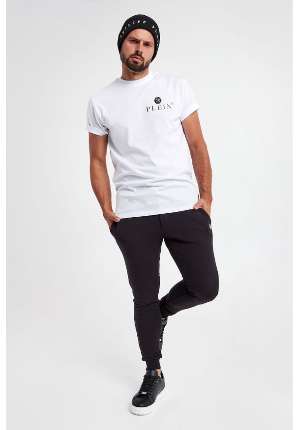 Philipp Plein - T-shirt PHILIPP PLEIN. Wzór: aplikacja, nadruk