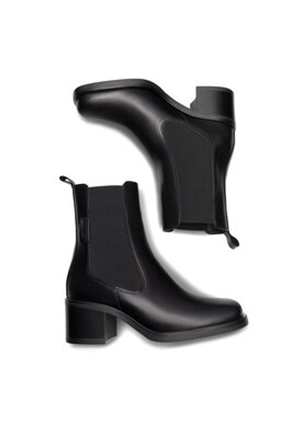 Gino Rossi Botki ELSA-24660PE Czarny. Kolor: czarny. Materiał: skóra