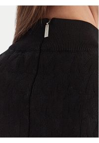 MICHAEL Michael Kors Golf MF5619YJWV Czarny Slim Fit. Typ kołnierza: golf. Kolor: czarny. Materiał: syntetyk #2