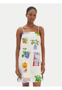 Seafolly Sukienka letnia La Boca 55652-DR Écru Regular Fit. Materiał: bawełna. Sezon: lato #1