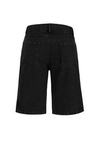 JENESEQUA - Jeansowe bermudy Jasper. Kolor: czarny. Materiał: jeans. Wzór: aplikacja, haft. Styl: klasyczny, sportowy, elegancki #4