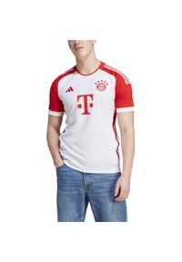 Adidas - Koszulka domowa Bayern Munich 2023/24. Kolor: biały, czerwony, wielokolorowy