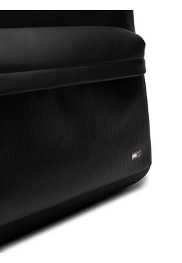 TOMMY HILFIGER - Tommy Hilfiger Plecak Th Flag Backpack AM0AM13984 Czarny. Kolor: czarny. Materiał: skóra