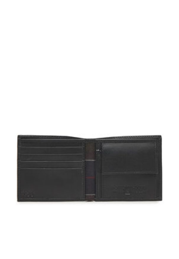 Barbour Duży Portfel Męski MLG0059BK11 Czarny. Kolor: czarny. Materiał: skóra