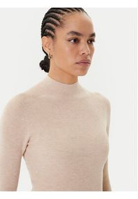 Guess Golf W5BR15 Z3OW2 Beżowy Slim Fit. Typ kołnierza: golf. Kolor: beżowy. Materiał: syntetyk #5