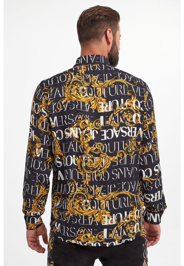 Versace Jeans Couture - Koszula VERSACE JEANS COUTURE. Wzór: napisy. Styl: klasyczny