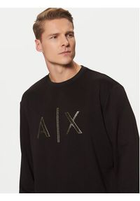 Armani Exchange Longsleeve XM000331 AF12269 UC001 Czarny Regular Fit. Kolor: czarny. Materiał: syntetyk. Długość rękawa: długi rękaw #4