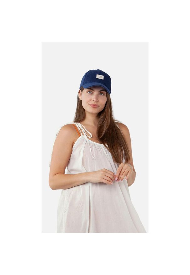 Czapka z daszkiem Barts Begonia. Kolor: niebieski. Styl: casual