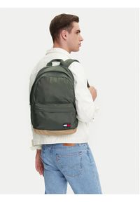 Tommy Jeans Plecak Tjm Ess Daily Dome Backpack AM0AM13356 Khaki. Kolor: brązowy. Materiał: materiał
