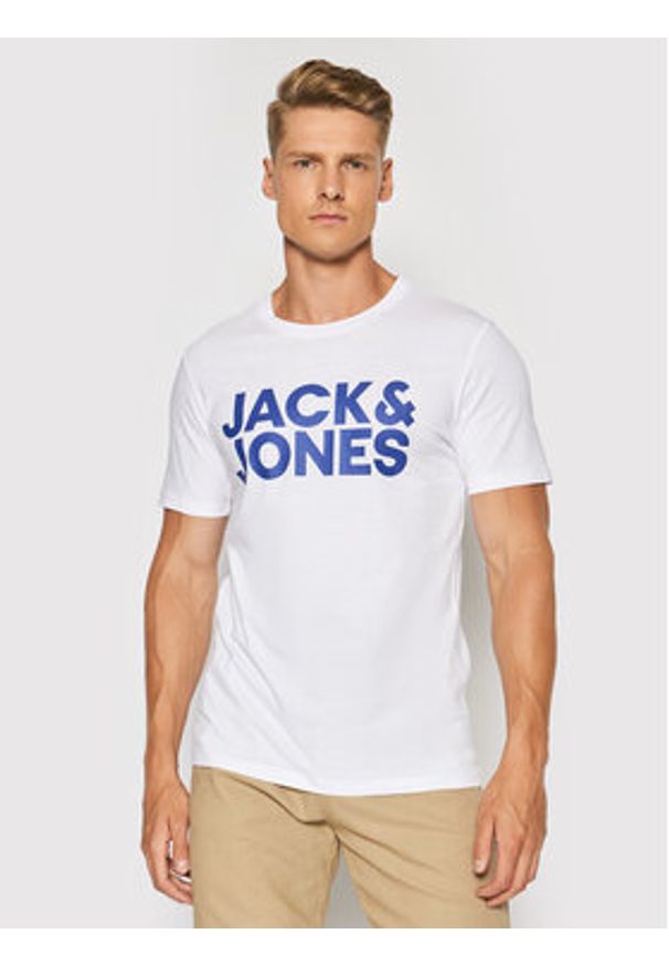Jack & Jones - Jack&Jones Komplet 3 t-shirtów Corp Logo 12191762 Kolorowy Regular Fit. Materiał: bawełna. Wzór: kolorowy
