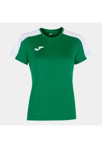 Koszulka do piłki nożnej damska Joma Academy III z krótkim rękawem. Kolor: biały, wielokolorowy, zielony. Długość rękawa: krótki rękaw. Długość: krótkie. Sport: piłka nożna #1
