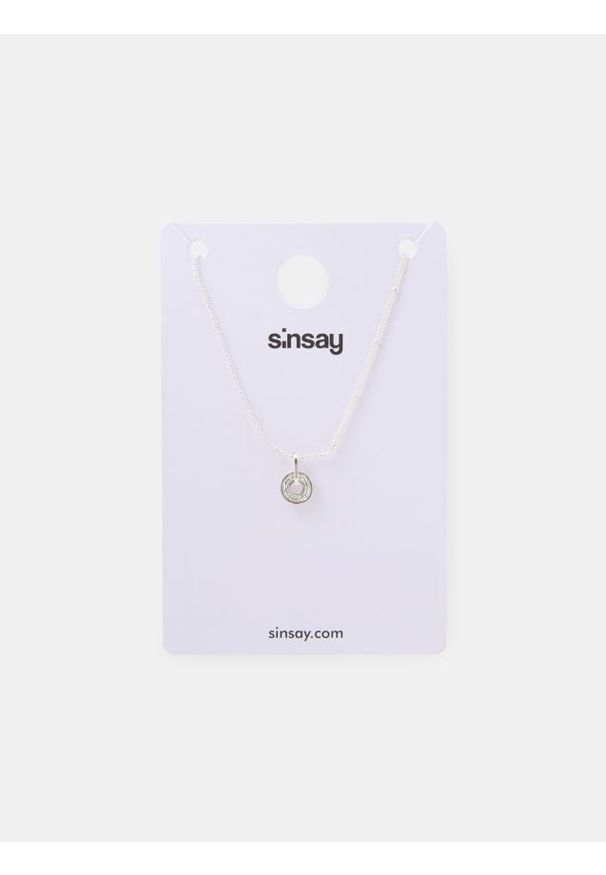Sinsay - Naszyjnik - srebrny. Materiał: srebrne. Kolor: srebrny