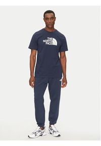 The North Face T-Shirt Easy NF0A8A6C Granatowy Regular Fit. Kolor: niebieski. Materiał: bawełna, syntetyk #5
