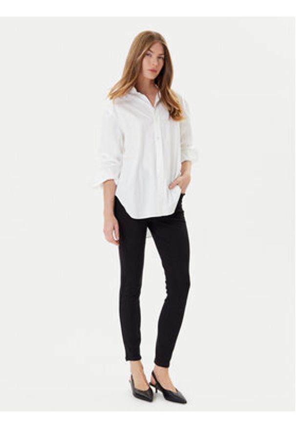 Liu Jo Sport Spodnie materiałowe TF5129 JS182 Czarny Regular Fit. Kolor: czarny. Materiał: wiskoza. Styl: sportowy