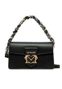 Love Moschino - LOVE MOSCHINO Torebka JC4275PP0LKC0000 Czarny. Kolor: czarny. Materiał: skórzane