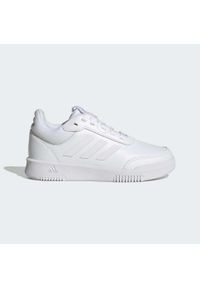 Adidas - Buty do biegania dla dzieci adidas Tensaur Sport 2.0 K. Kolor: szary, biały, wielokolorowy. Materiał: materiał. Sport: turystyka piesza