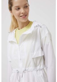 columbia - Columbia kurtka outdoorowa Punchbowl kolor biały przejściowa. Kolor: biały. Materiał: włókno, materiał. Długość: długie. Wzór: ze splotem #2