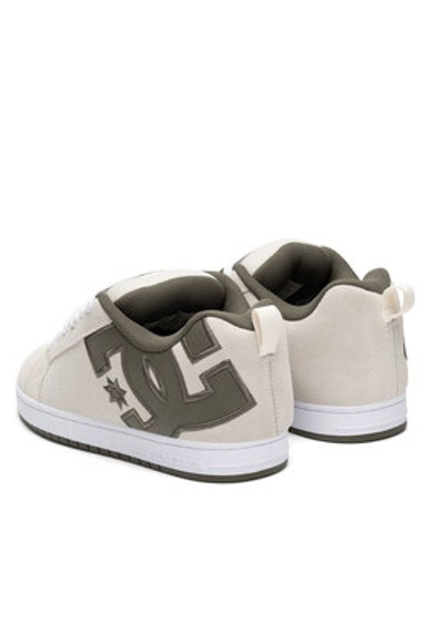 DC Sneakersy COURT GRAFFIK SE DC01665100 Beżowy. Kolor: beżowy. Materiał: zamsz, skóra