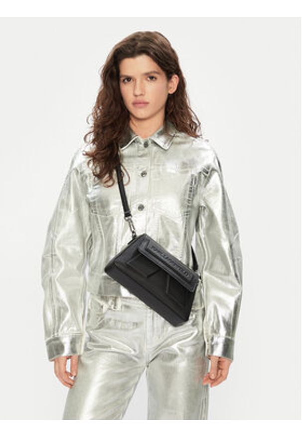 Karl Lagerfeld - KARL LAGERFELD Torebka A1W30155 Czarny. Kolor: czarny. Materiał: skórzane