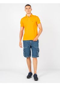 TOMMY HILFIGER - Tommy Hilfiger Koszulka Polo "Slim Fit" | MW0MW17771 | Mężczyzna | Pomarańczowy. Typ kołnierza: polo. Kolor: pomarańczowy. Materiał: elastan, bawełna. Długość rękawa: krótki rękaw. Długość: krótkie #2