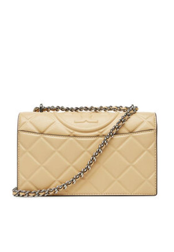 Tory Burch Torebka 164800 Beżowy. Kolor: beżowy. Materiał: skórzane