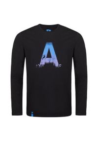 Lowa - Męski T-shirt Loap Aldoss 2XL - Miękka bawełna dla wyjątkowego komfortu. Kolor: fioletowy. Materiał: bawełna #1