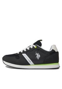 U.S. Polo Assn. Sneakersy Nobil NOBIL009 Czarny. Kolor: czarny. Materiał: materiał