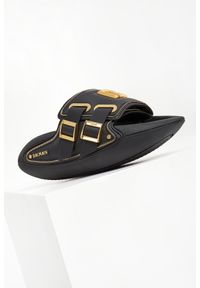 Balmain - Klapki męskie skórzane BALMAIN. Materiał: skóra #6