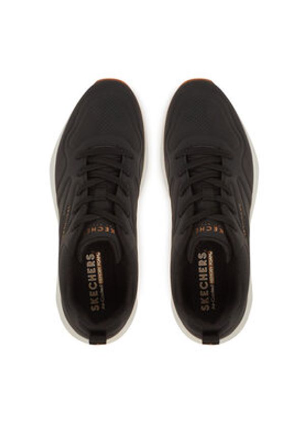 skechers - Skechers Sneakersy Tres-Air Uno-Ah - Mazing 177390/BLK Czarny. Kolor: czarny. Materiał: skóra