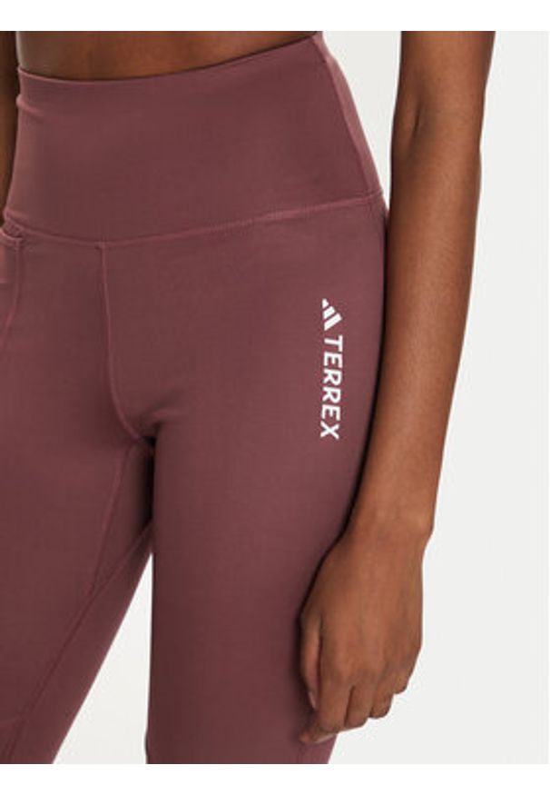 Adidas - adidas Legginsy Terrex Multi IP6882 Różowy Slim Fit. Kolor: różowy. Materiał: syntetyk
