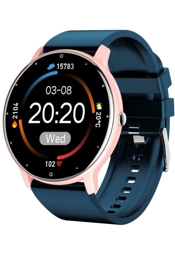 Smartwatch Gravity GT1-4 Granatowy (GT1-4). Rodzaj zegarka: smartwatch. Kolor: niebieski